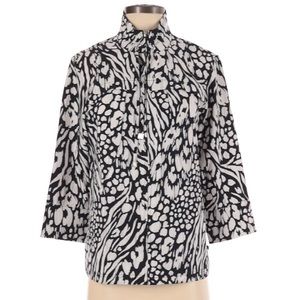 Chico’s | Zynergy Blue and White Windbreaker